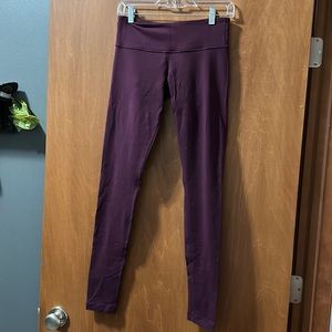 Lululemon Leggings (not sure what style) - Purple. Size 6.